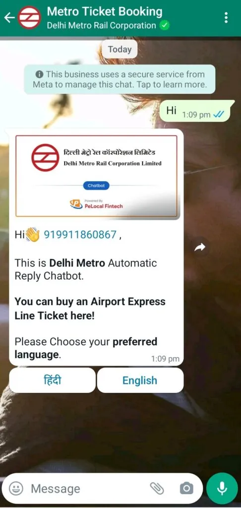 Avoid the Lines: How to Reserve a Metro Ride on WhatsApp