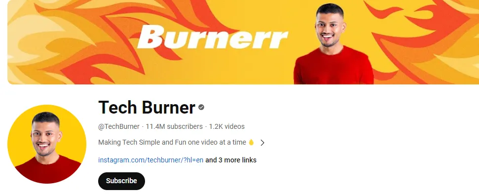 YouTube Powerhouse: Tech Burner 